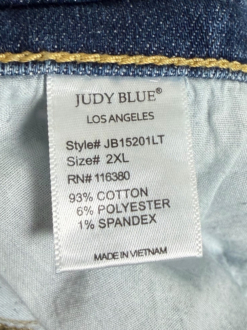 Judy Blue distressed denim shorts - Picture 2 of 16